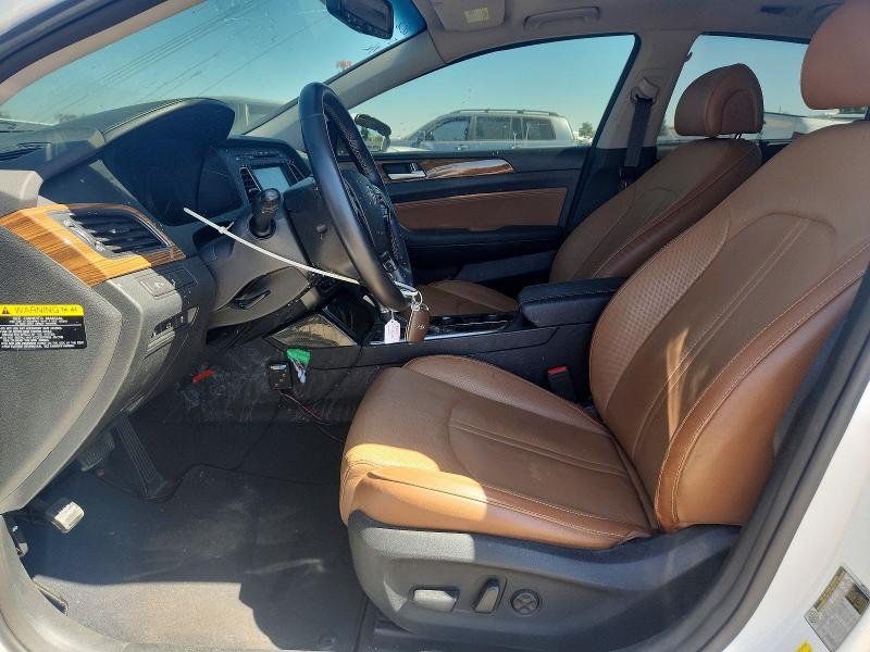2015 Hyundai Sonata VIN 5NPE34AFXFH142990 COPART salvage auction — FRONT END, Ca - Salvage Certificate, sold $975 on 2026-07-02 (photo 7)