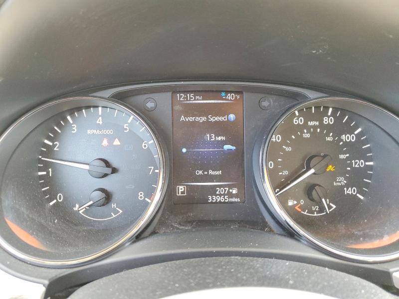 2018 Nissan Rogue VIN JN1BJ1CP9JW185350 COPART salvage auction — FRONT END, CA - SALVAGE CERTIFICATE, sold $2,500 on 2026-07-22 (photo 9)