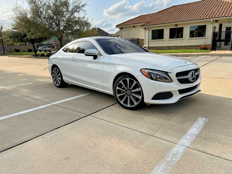 2018 Mercedes-benz C-klasse VIN WDDWJ4JBXJF670349 COPART salvage auction — NORMAL WEAR, Tx - Certificate Of Title (P), sold $7,100 on 2026-07-02 (photo 1)
