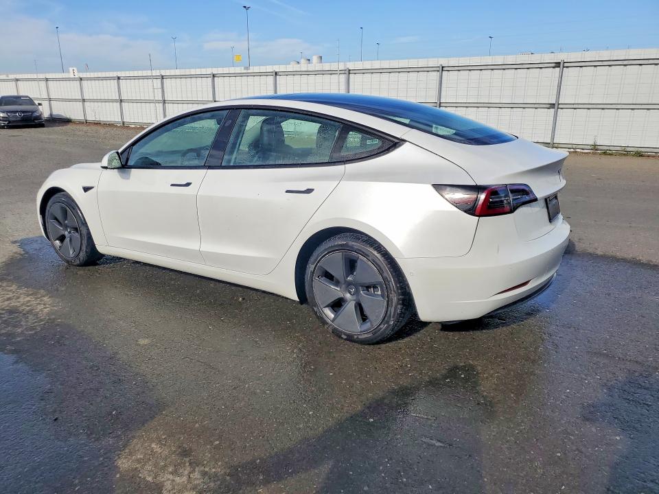 2022 Tesla Model 3 VIN 5YJ3E1EB0NF259546 COPART salvage auction — REAR END, CA - SALVAGE CERTIFICATE, sold $9,200 on 2026-07-13 (photo 2)