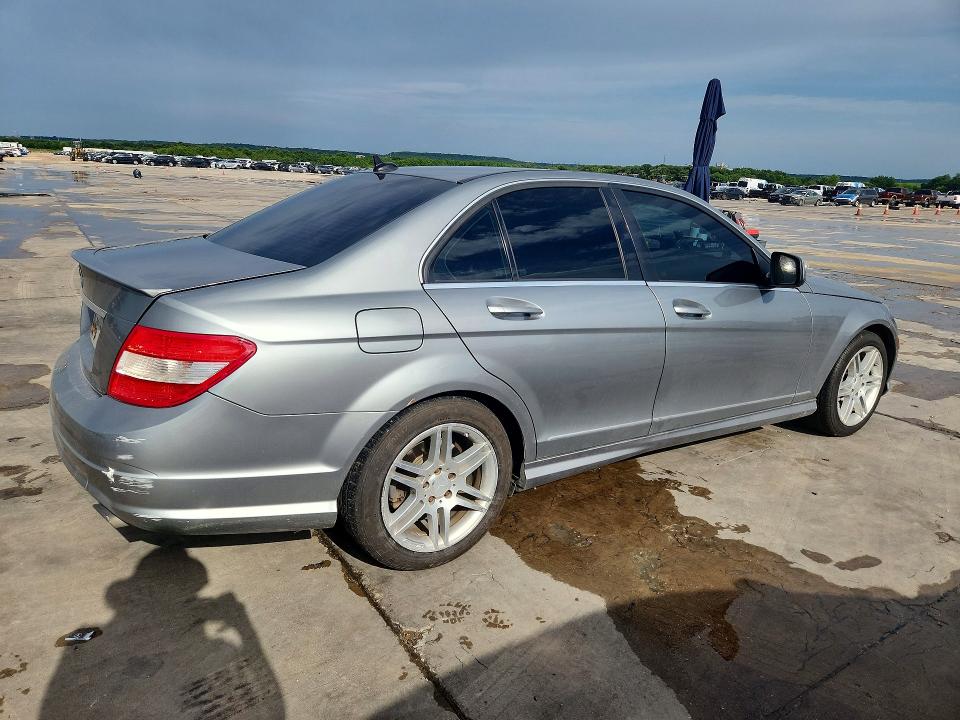 2008 Mercedes-benz C class VIN WDDGF56X88F175240 COPART salvage auction — HAIL, Tx - Certificate Of Title, sold $500 on 2026-07-30 (photo 3)