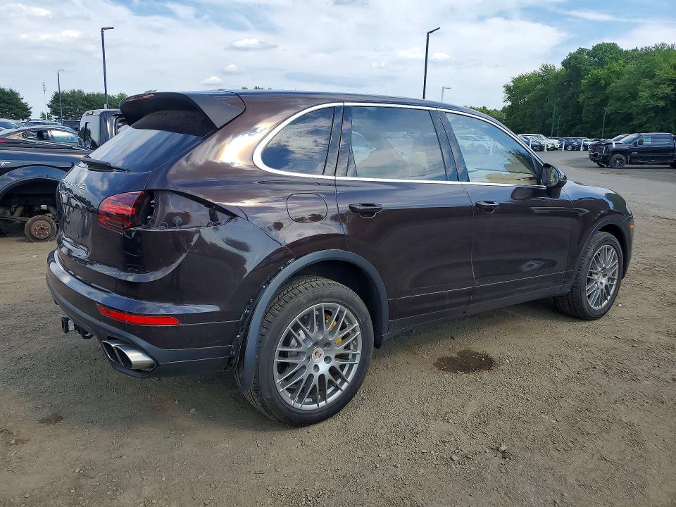 2016 Porsche Cayenne VIN WP1AC2A20GLA88160 COPART salvage auction — REAR END, Ct - Cert Of Title-Salvage, sold $10,200 on 2026-07-02 (photo 3)