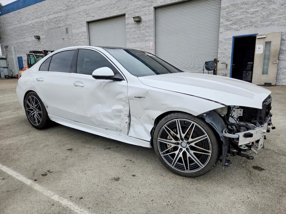 2023 Mercedes-benz C class VIN W1KAF8HB4PR122914 COPART salvage auction — ALL OVER, CA - DIS/DLR/EXP ONLY CLEAN TITLE (P), sold $22,200 on 2026-07-23 (photo 4)