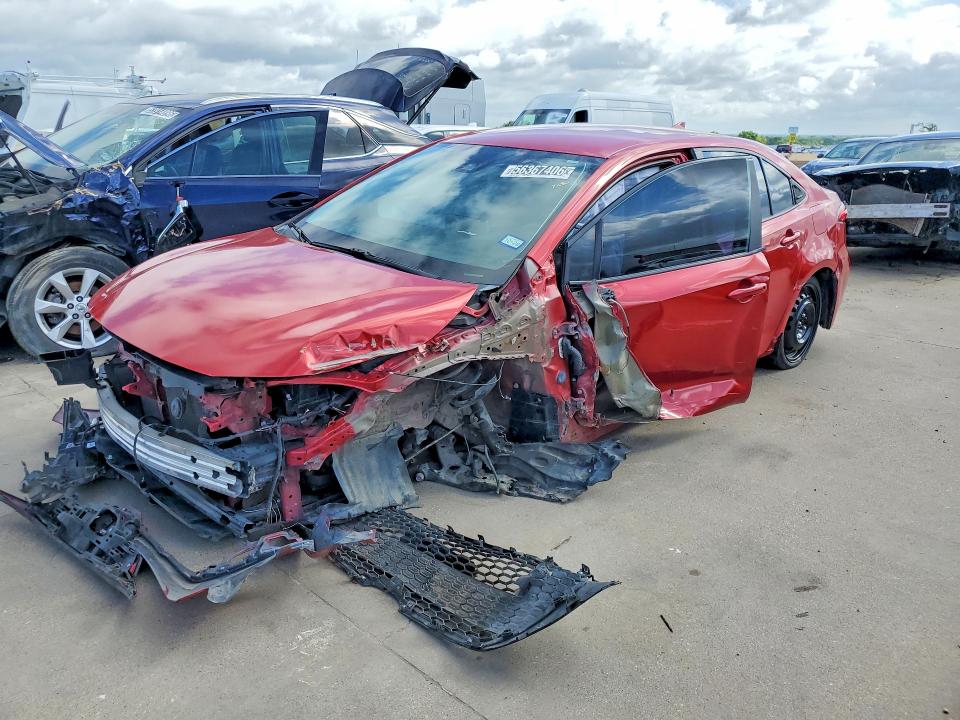 2021 Toyota Corolla VIN 5YFEPMAE5MP261512 COPART salvage auction — FRONT END, TX - CERTIFICATE OF TITLE, sold $750 on 2026-07-16 (photo 1)