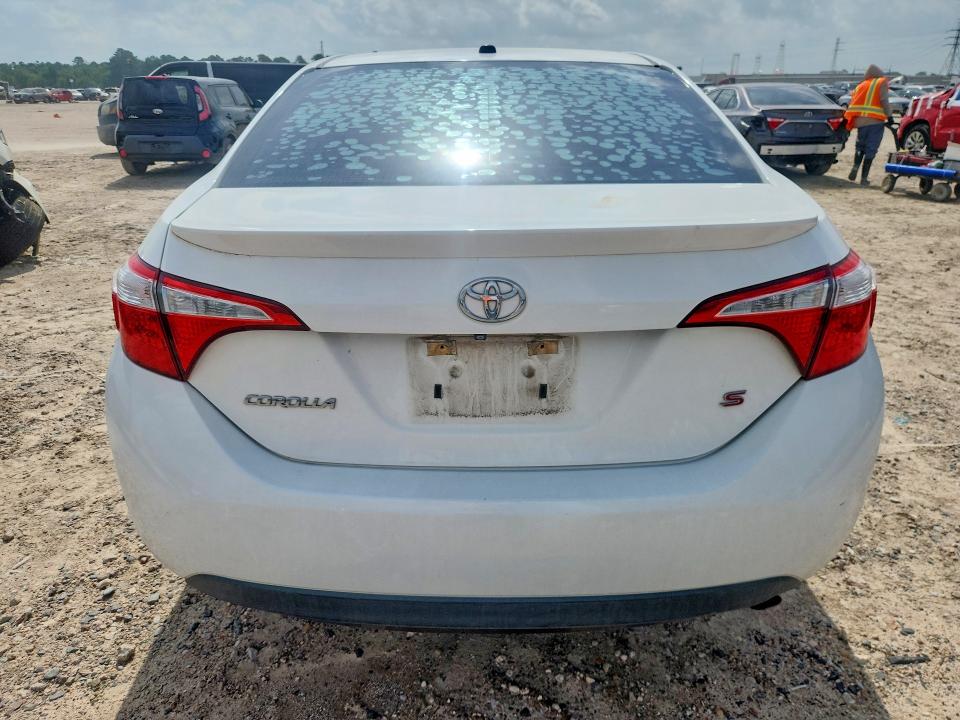 2015 Toyota Corolla VIN 5YFBURHE5FP307549 COPART salvage auction — FRONT END, Tx - Salvage Vehicle Title, sold $4,150 on 2026-07-24 (photo 6)