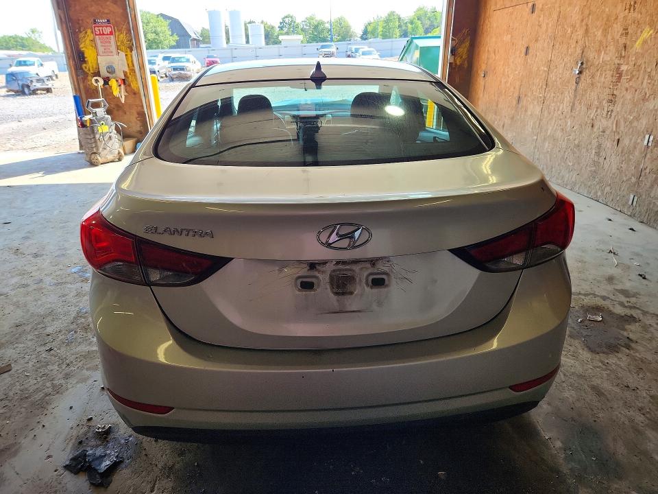 2015 Hyundai VIN 5NPDH4AE5FH623749 COPART salvage auction — FRONT END, PA - CERTIFICATE OF SALVAGE, sold $250 on 2026-07-02 (photo 6)
