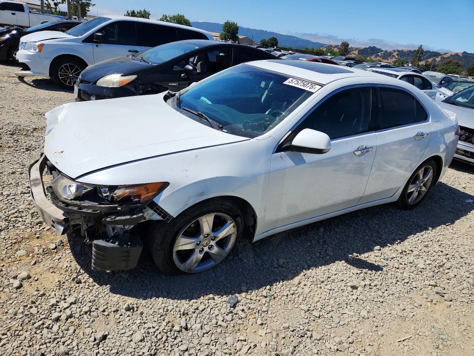 2012 Acura VIN JH4CU2F45CC013996 COPART salvage auction — FRONT END, Ca - Salvage Certificate, sold $350 on 2026-07-09 (photo 1)