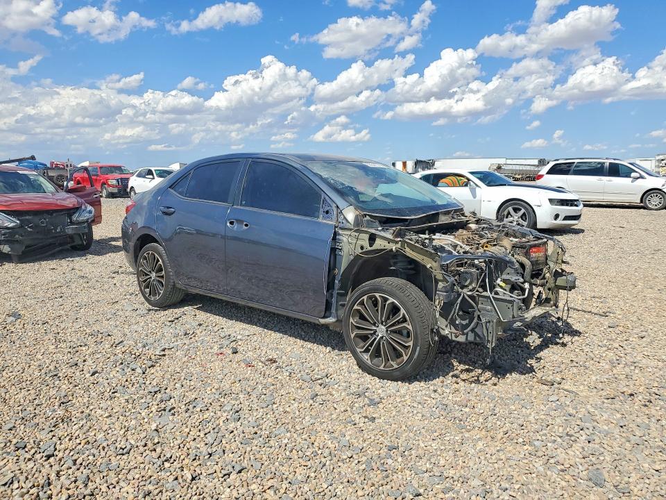 2016 Toyota Corolla VIN 5YFBURHE2GP511484 COPART salvage auction — FRONT END, Tx - Salvage Vehicle Title, sold $1,950 on 2026-07-14 (photo 4)