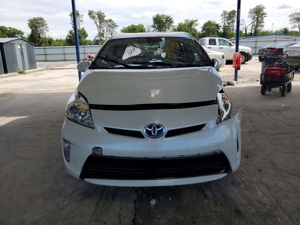 2015 Toyota Prius VIN JTDKN3DU8F0464087 COPART salvage auction — ROLLOVER, Ga - Cert Of Title-Salvage, sold $1,600 on 2026-07-23 (photo 5)