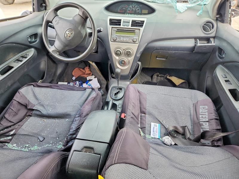 2012 Toyota Yaris VIN JTDBT4K37CL019985 COPART salvage auction — FRONT END, Ca - Salvage Certificate, sold $425 on 2026-07-30 (photo 8)