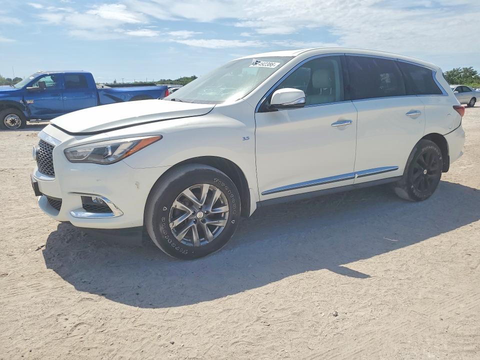 2017 Infiniti Qx60 VIN 5N1DL0MM4HC554931 COPART salvage auction — MINOR DENT/SCRATCHES, Ma - Certificate Of Title, sold $2,200 on 2026-07-30 (photo 1)