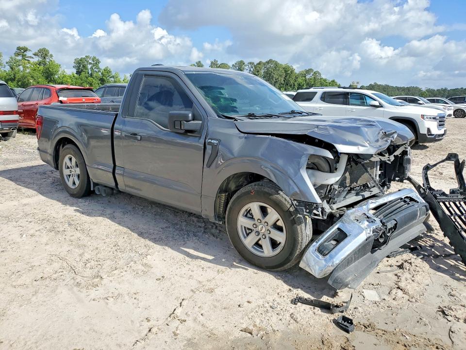 2024 Ford F-150 VIN 1FTMF1K55RKE70802 COPART salvage auction — FRONT END, TX - SALVAGE VEHICLE TITLE, sold $17,000 on 2026-09-04 (photo 4)