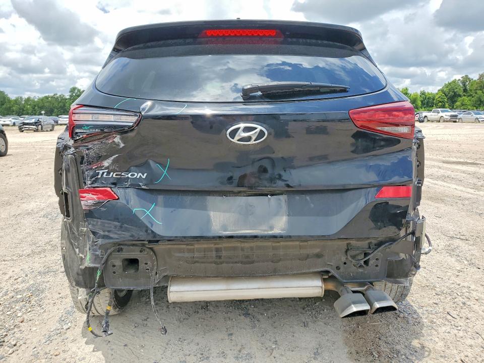 2021 Hyundai Tucson VIN KM8J33AL3MU283820 COPART salvage auction — REAR END, Tx - Salvage Vehicle Title, sold $3,800 on 2026-07-28 (photo 6)