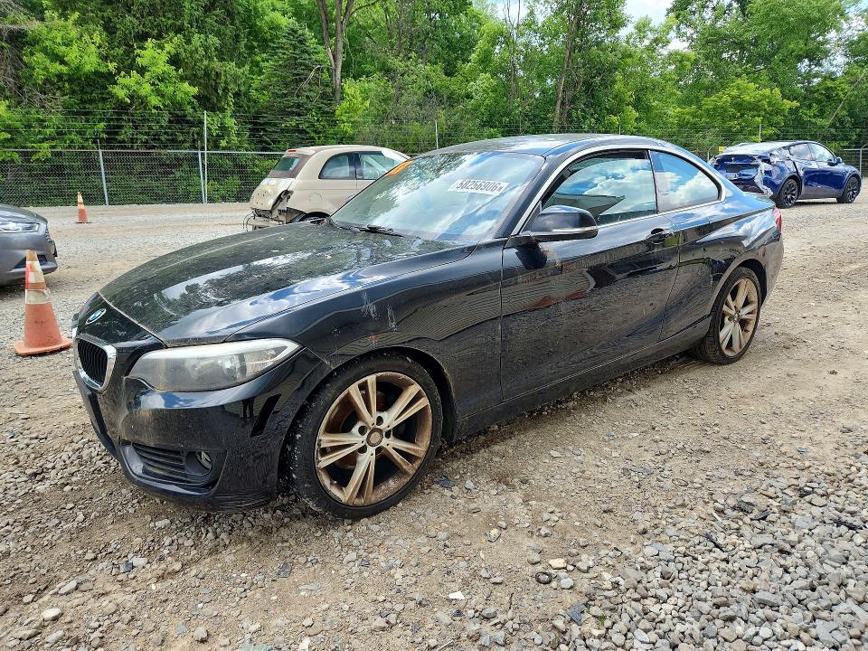 2015 BMW 2er VIN WBA1F7C53FVX96237 COPART salvage auction — NORMAL WEAR, Oh - Certificate Of Title, sold $700 on 2026-07-29 (photo 1)