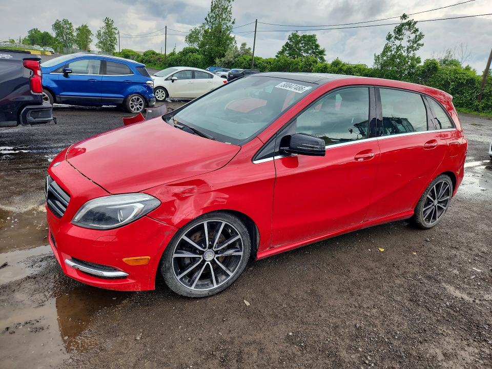 2013 Mercedes-benz B-class VIN WDDMH4EB2DJ154310 COPART salvage auction — SIDE, Qc - Gravement Accidente, sold $1,350 on 2026-07-14 (photo 1)