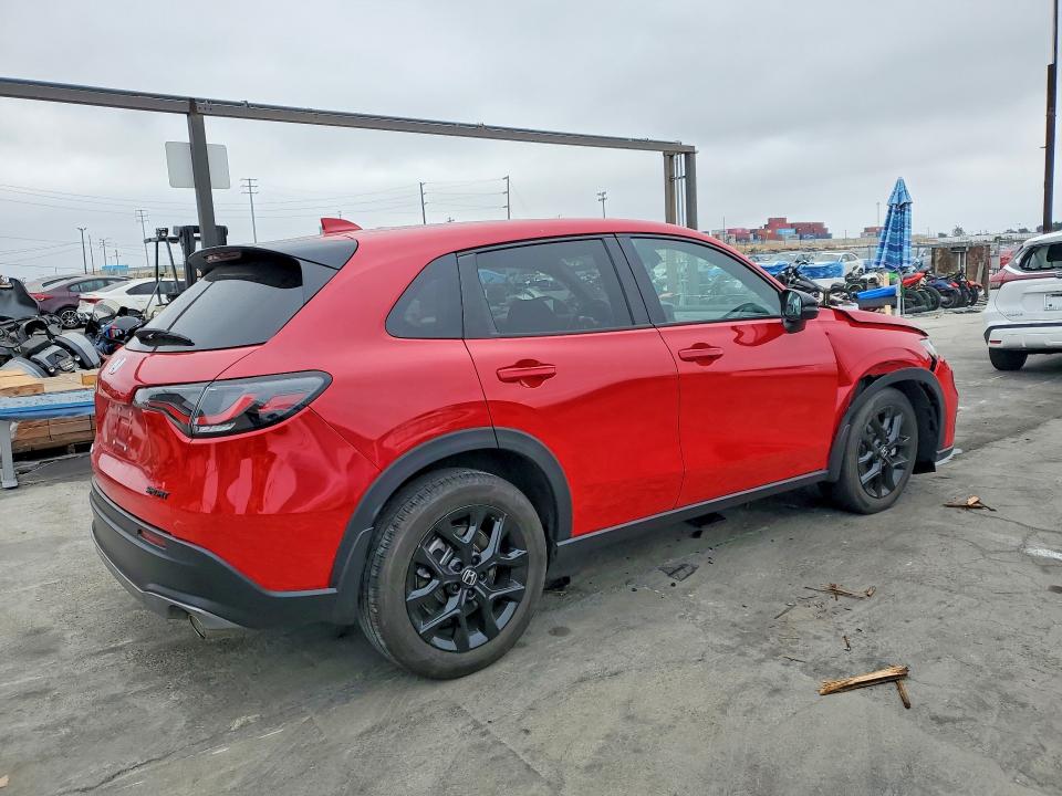 2024 Honda Hr-v VIN 3CZRZ1H56RM757251 COPART salvage auction — FRONT END, Ca - Salvage Certificate, sold $200 on 2026-07-31 (photo 3)