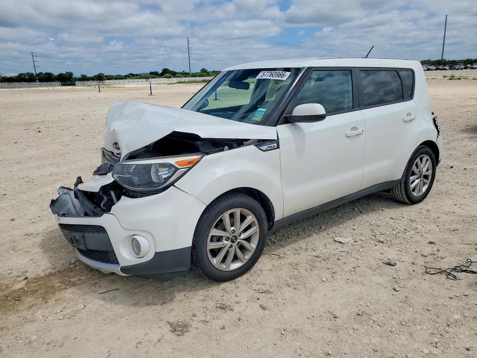 2017 Kia Soul VIN KNDJP3A55H7501643 COPART salvage auction — FRONT END, Tx - Salvage Vehicle Title, sold $875 on 2026-07-30 (photo 1)