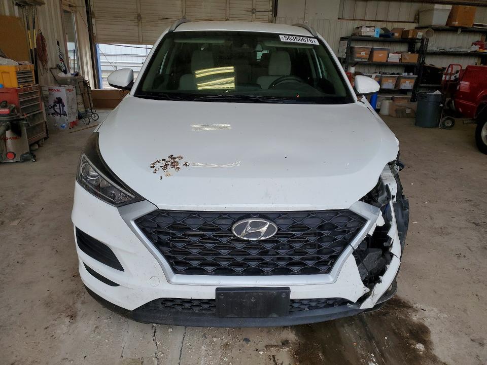 2021 Hyundai Tucson VIN KM8J33A42MU293943 COPART salvage auction — FRONT END, Tx - Salvage Vehicle Title, sold $5,200 on 2026-07-17 (photo 5)