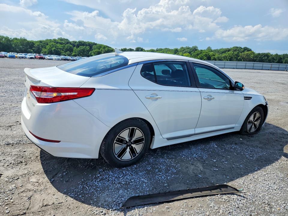 2012 Kia Optima VIN KNAGM4AD5C5027954 COPART salvage auction — FRONT END, Nc - Salvage Certificate Of Title, sold $200 on 2026-07-29 (photo 3)