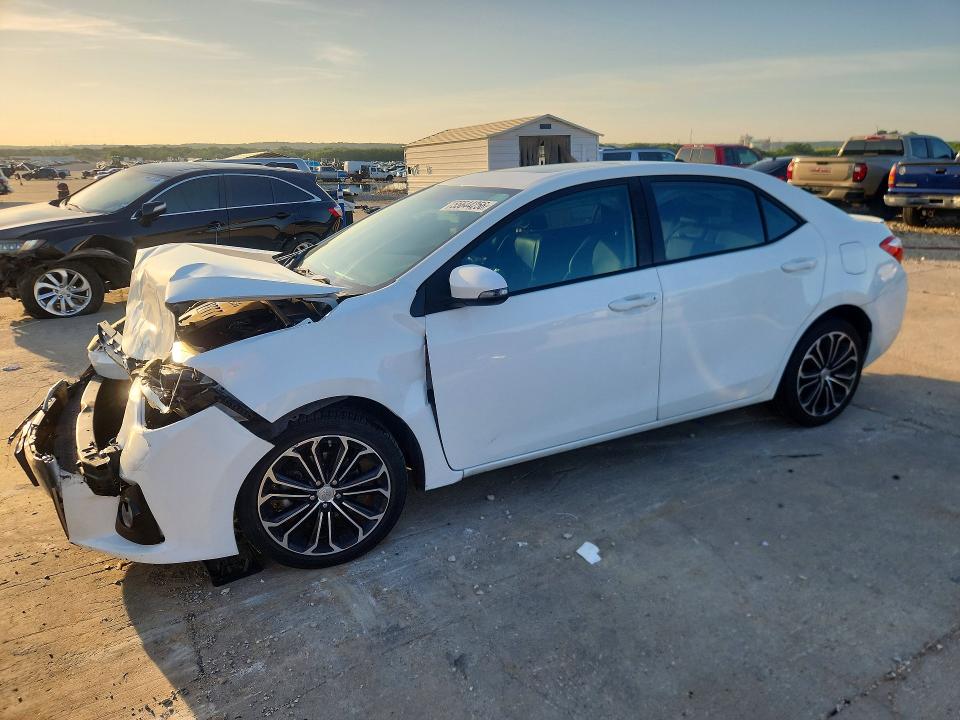 2015 Toyota VIN 5YFBURHE6FP192198 COPART salvage auction — FRONT END, Tx - Salvage Vehicle Title, sold $2,950 on 2026-07-13 (photo 1)
