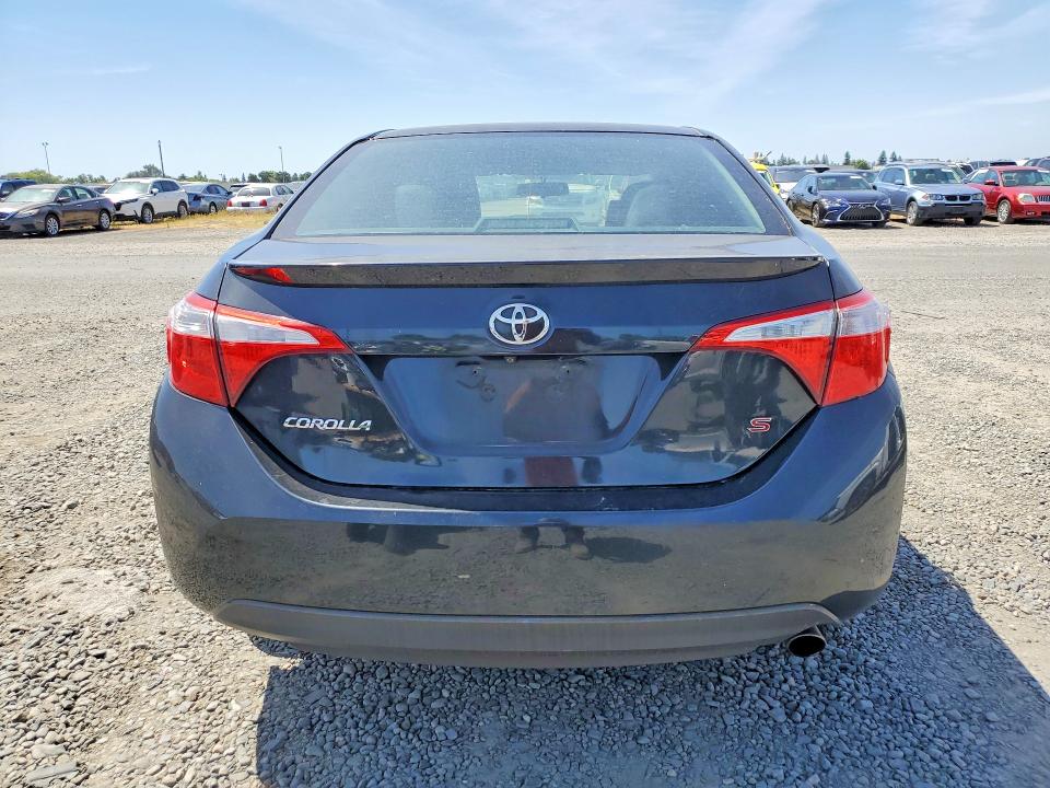 2016 Toyota Corolla VIN 5YFBURHE5GP484832 COPART salvage auction — FRONT END, Ca - Salvage Certificate, sold $3,150 on 2026-07-09 (photo 6)