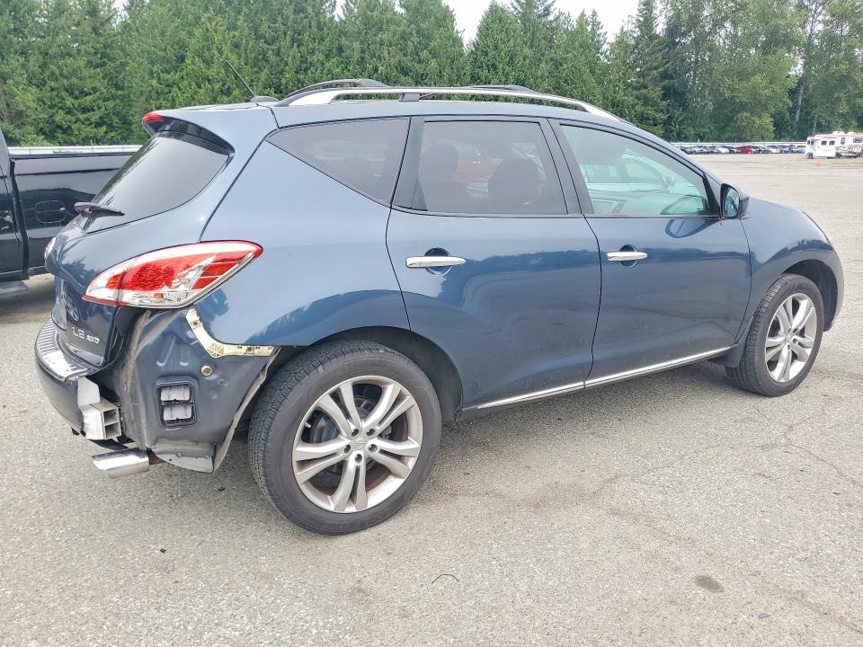 2011 Nissan Murano VIN JN8AZ1MW2BW172033 COPART salvage auction — REAR END, Wa - Bill Of Sale, sold $1,550 on 2026-07-06 (photo 3)
