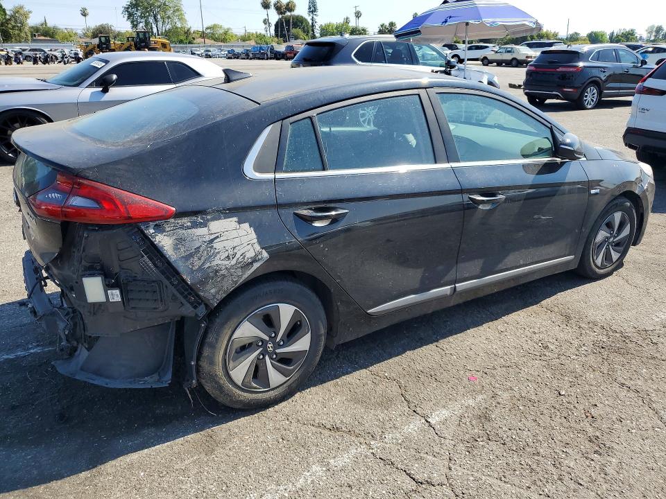 2018 Hyundai Ioniq VIN KMHC75LC4JU062650 COPART salvage auction — REAR END, Ca - Dis/Dlr/Exp Only Clean Title, sold $1,450 on 2026-07-26 (photo 3)