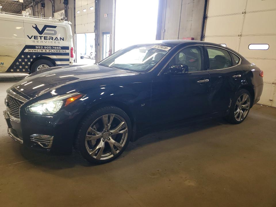 2015 Infiniti Q70 VIN JN1BY1AR4FM561228 COPART salvage auction — SIDE, Mn - Cert Of Title-Salvage, sold $4,850 on 2026-07-16 (photo 1)