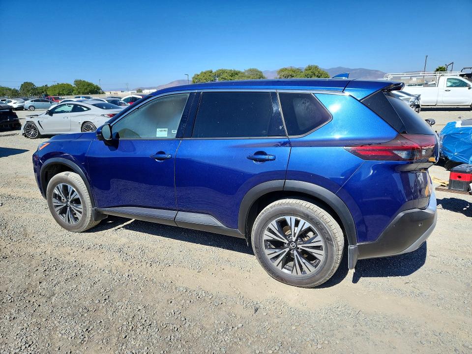2021 Nissan Rogue VIN JN8AT3BA3MW008829 COPART salvage auction — BURN, Ca - Salvage Certificate, sold $5,300 on 2026-07-28 (photo 2)