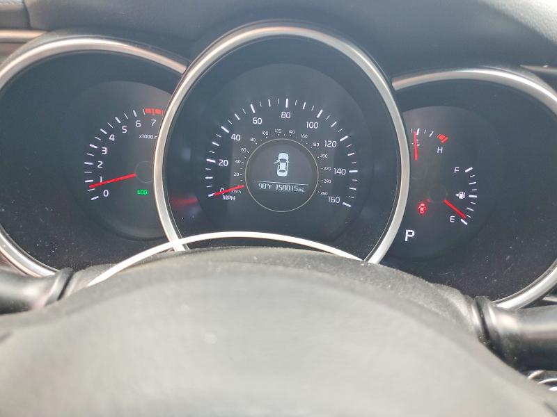 2014 Kia Optima VIN 5XXGN4A75EG345646 COPART salvage auction — REAR END, Nc - Salvage Certificate Of Title, sold $750 on 2026-07-24 (photo 9)