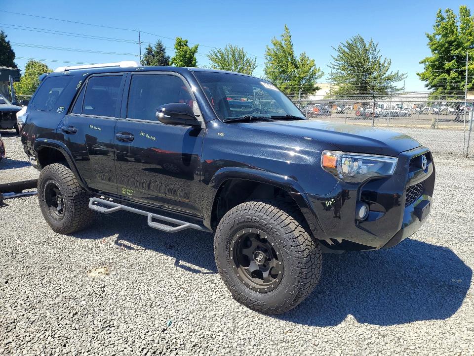 2016 Toyota 4runner VIN JTEBU5JR0G5384023 COPART salvage auction — REAR END, Or - Salvage Title Certificate, sold $6,900 on 2026-07-21 (photo 4)