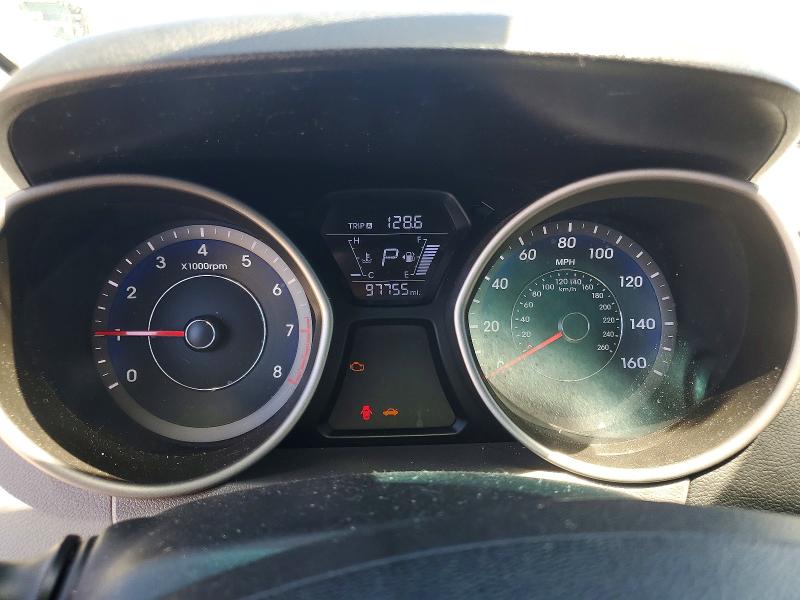 2014 Hyundai Elantra VIN KMHDH4AH0EU035381 COPART salvage auction — REAR END, Nv - Salvage Title, sold $1,000 on 2026-07-15 (photo 9)