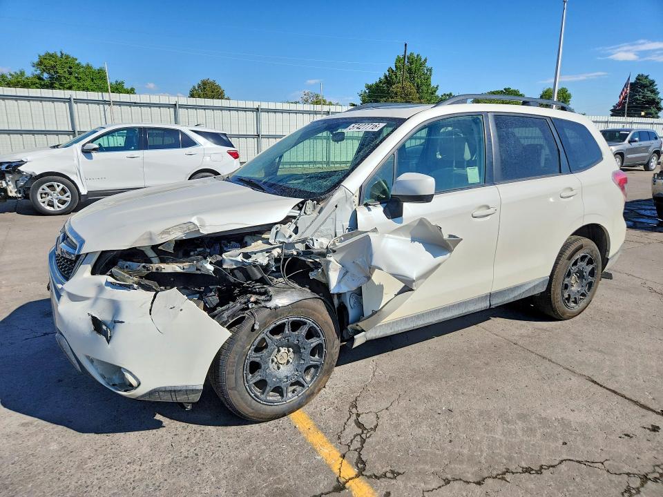 2016 Subaru Forester VIN JF2SJAGC7GH476626 COPART salvage auction — FRONT END, Co - Public - Salvage Title, sold $1,350 on 2026-07-27 (photo 1)