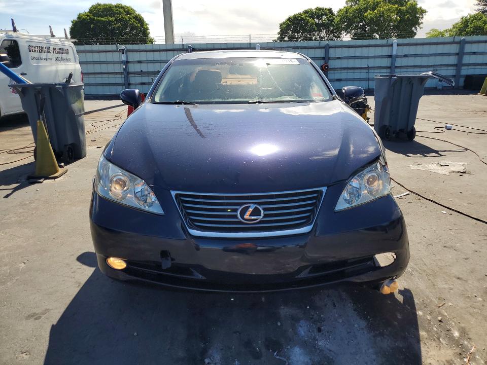 2009 Lexus Es 350 VIN JTHBJ46G992303201 COPART salvage auction — FRONT END, FL - CERT OF TITLE SLVG REBUILDABLE, sold $1,750 on 2026-07-20 (photo 5)