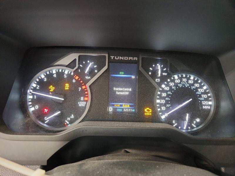 2022 Toyota VIN 5TFLA5DB8NX044636 COPART salvage auction — FRONT END, Ne - Cert Of Title-Salvage, sold $18,300 on 2026-07-14 (photo 9)