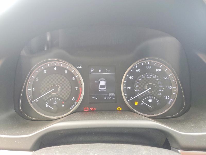 2020 Hyundai Elantra VIN KMHD84LF0LU105826 COPART salvage auction — VANDALISM, Az - Cert Of Title - Salvage, sold $3,950 on 2026-07-06 (photo 9)