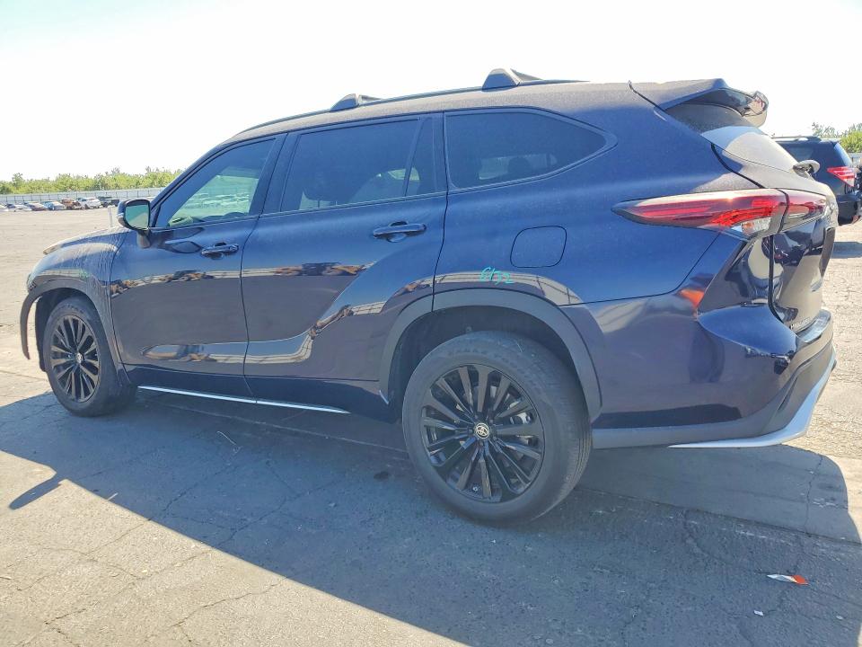 2024 Toyota Highlander VIN 5TDKDRBH1RS557062 COPART salvage auction — FRONT END, Ca - Salvage Certificate, sold $13,000 on 2026-07-06 (photo 2)