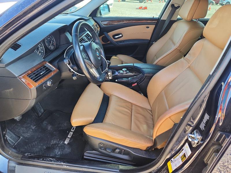 2009 BMW 5 series VIN WBANU53529BY65310 COPART salvage auction — NORMAL WEAR, Oh - Certificate Of Title, sold $5,600 on 2026-07-10 (photo 7)