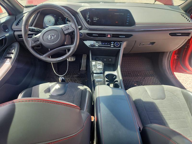 2021 Hyundai VIN 5NPEK4JC2MH105535 COPART salvage auction — FRONT END, Oh - Cert Of Title-Salvage, sold $6,100 on 2026-07-31 (photo 9)