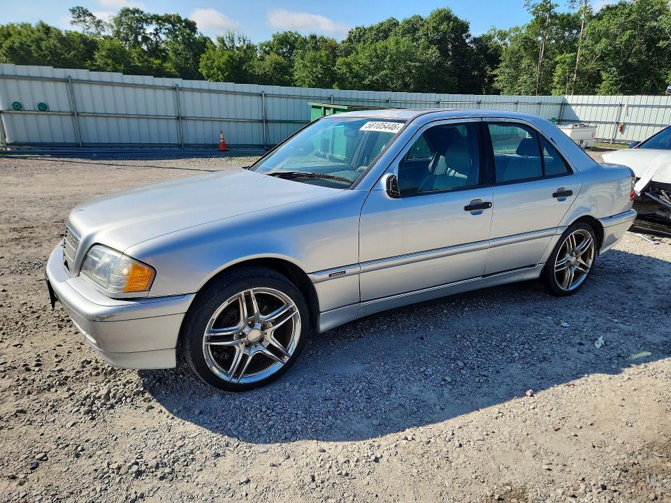 2000 Mercedes-benz C class VIN WDBHA24G3YA845996 COPART salvage auction — FRONT END, Sc - Certificate Of Title, sold $500 on 2026-07-28 (photo 1)