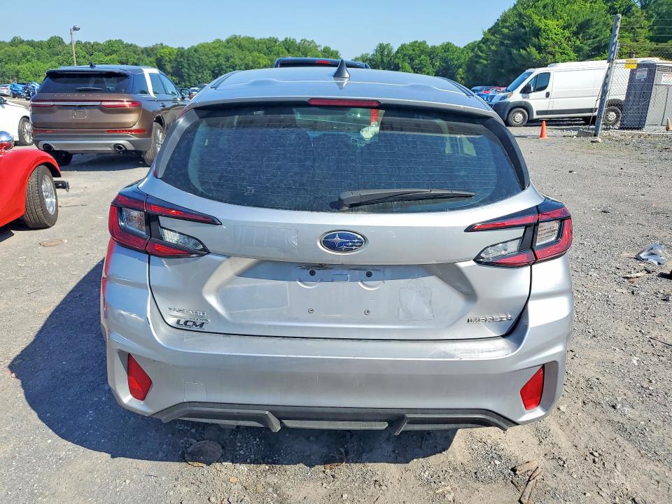 2025 Subaru Impreza VIN JF1GUAFC6S8201535 COPART salvage auction — FRONT END, Pa - Certificate Of Salvage, sold $2,250 on 2026-08-01 (photo 6)