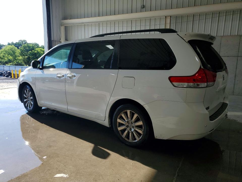 2014 Toyota Sienna VIN 5TDDK3DC8ES079018 COPART salvage auction — REAR END, Wv - Certificate Of Title, sold $2,750 on 2026-07-13 (photo 2)