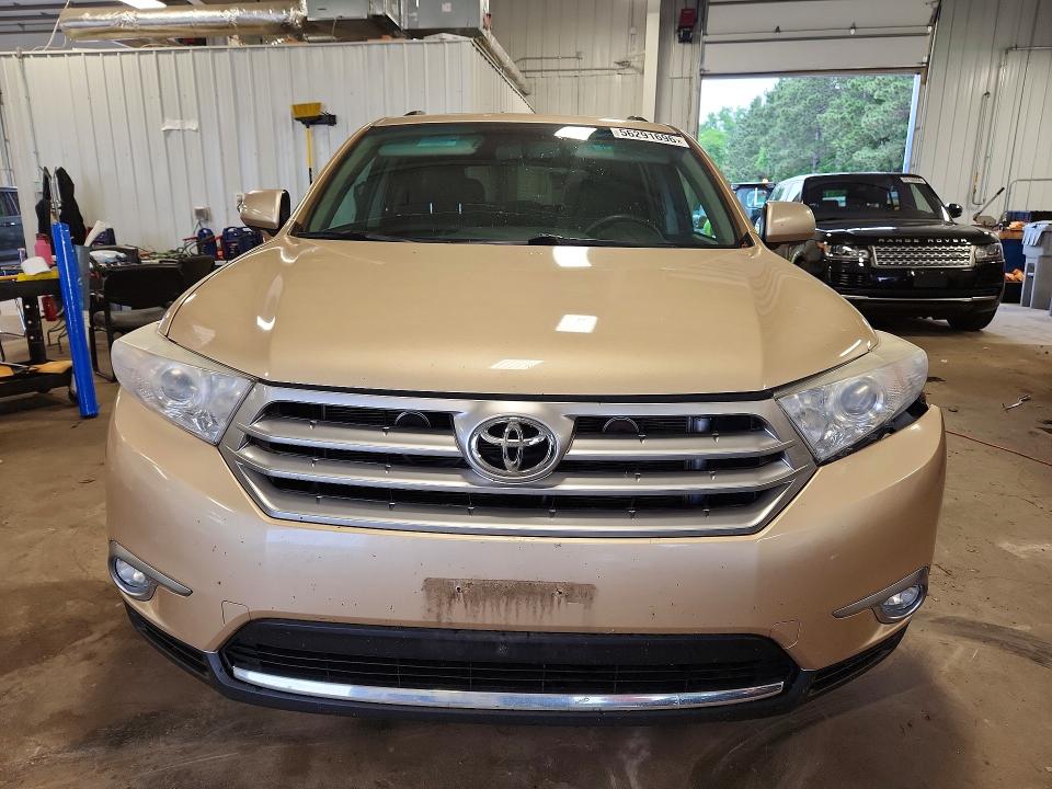 2011 Toyota Highlander VIN 5TDDK3EH1BS085913 COPART salvage auction — FRONT END, Mn - Cert Of Title-Salvage, sold $3,450 on 2026-07-16 (photo 5)