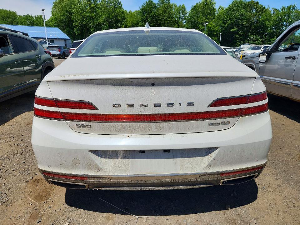 2020 Genesis G90 VIN KMTF54PH8LU078197 COPART salvage auction — FRONT END, NH - CERT OF TITLE-SALVAGE, sold $475 on 2026-07-30 (photo 6)