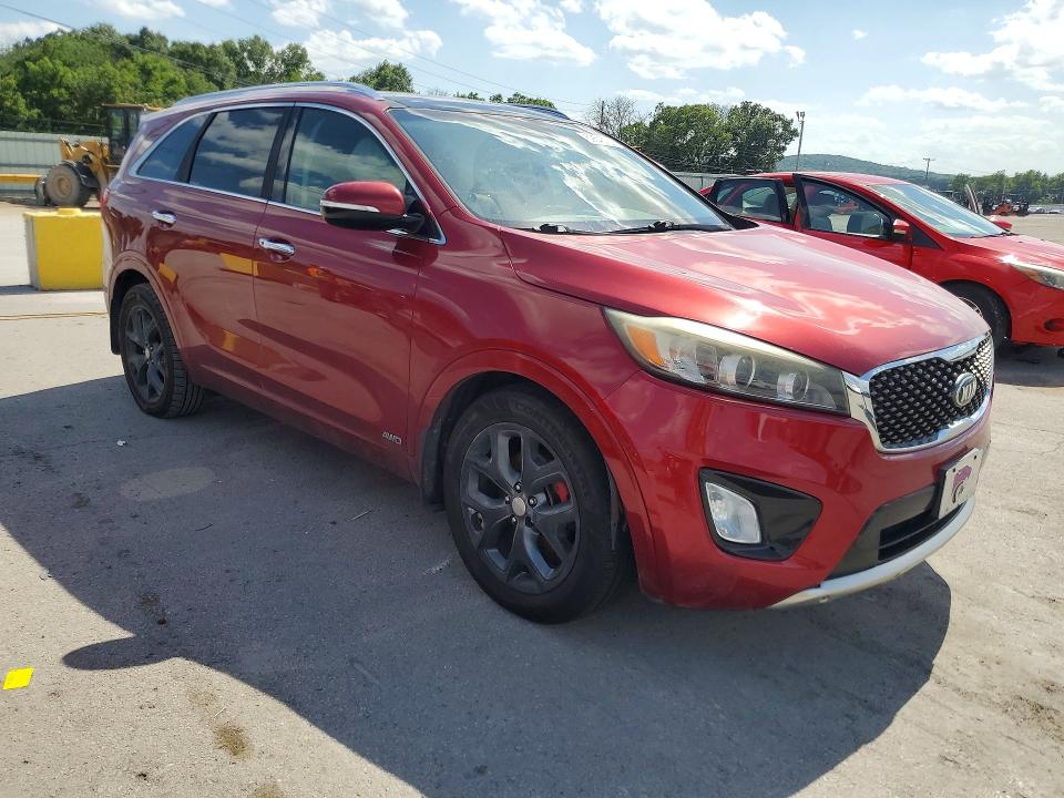 2016 Kia Sorento VIN 5XYPKDA59GG088285 COPART salvage auction — MINOR DENT/SCRATCHES, Ar - Certificate Of Title, sold $1,550 on 2026-07-27 (photo 4)