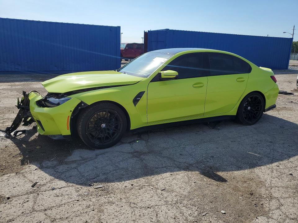 2023 BMW M3 VIN WBS53AY02PFN65924 — COPART salvage auction photo