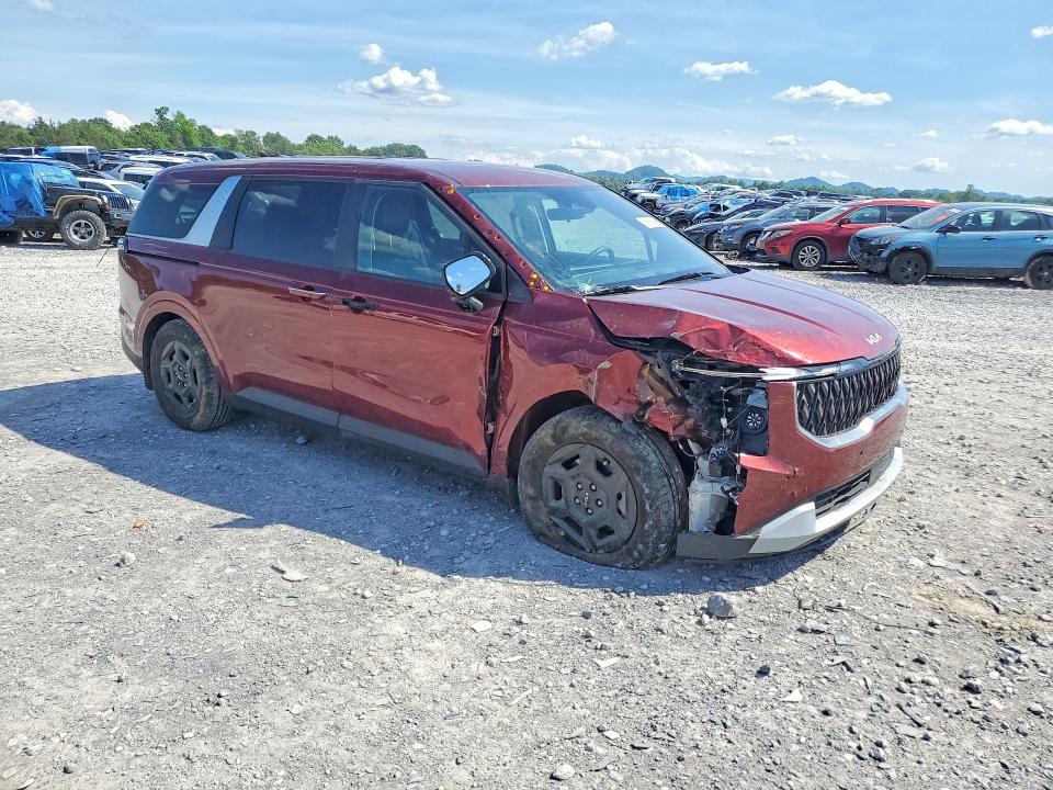 2025 Kia Carnival VIN KNDNB5K30S6478049 COPART salvage auction — FRONT END, Tn - Salvage Certificate, sold $12,400 on 2026-07-30 (photo 4)