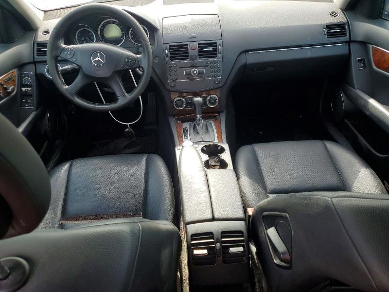2010 Mercedes-benz C class VIN WDDGF8BB6AR092342 COPART salvage auction — UNDERCARRIAGE, FL - CERT OF TITLE SLVG REBUILDABLE, sold $350 on 2026-07-20 (photo 8)