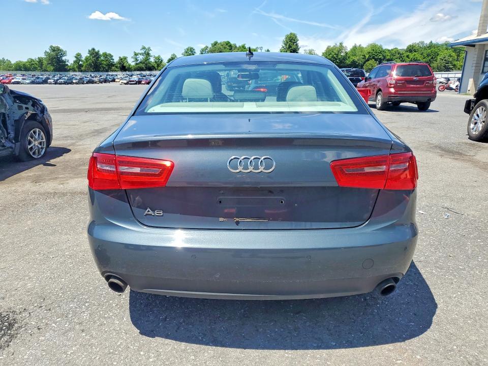 2014 Audi A6 VIN WAUGFAFC4EN050881 COPART salvage auction — MECHANICAL, Nj - Certificate Of Title, sold $2,950 on 2026-07-09 (photo 6)