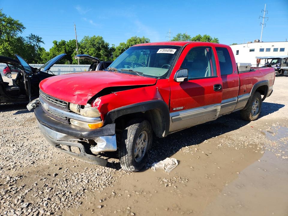 1999 Chevrolet C/k 1500 VIN 1GCEK19V2XE124675 COPART salvage auction — FRONT END, Oh - Cert Of Title-Salvage, sold $325 on 2026-07-10 (photo 1)